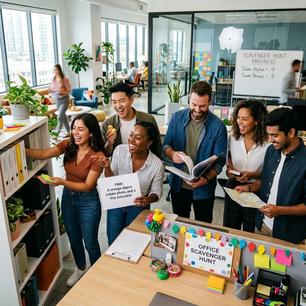 Office Item Scavenger Hunt Ideas for Teams